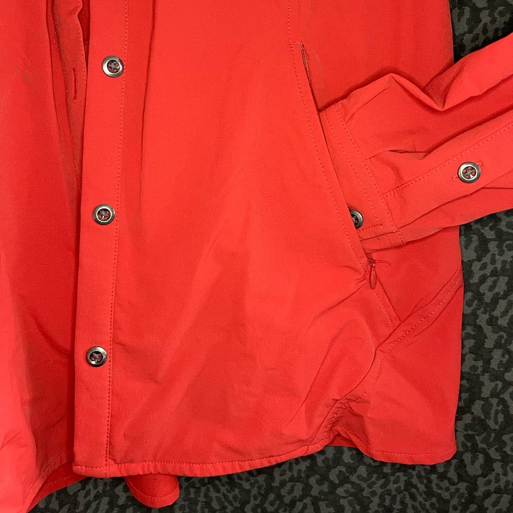 Duluth Rain jacket coral orange Medium perfect condition - Picture 2 of 10